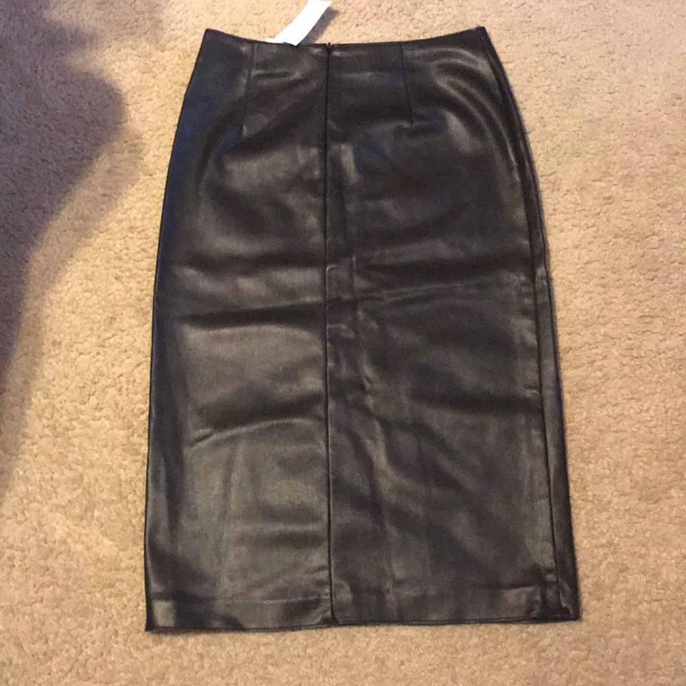 Cute patent leather skirt by H&M